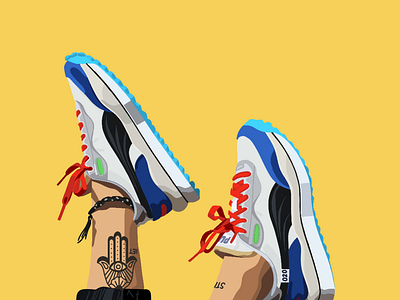 SNEAKERHEAD illustration procreate sneaker art sneakerhead