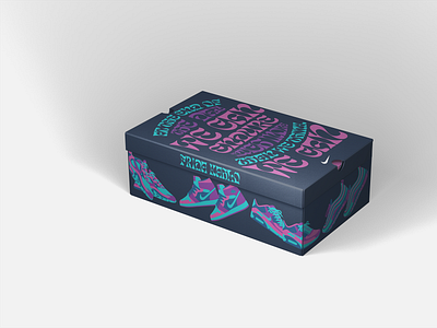 Nike Shoe Box for Womxn Sneakerheads activism feminism handlettering illustration lettering procreate sneaker art sneakerhead typography typography inspired