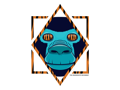 The Grassroots Movement animal ape hiphop monkey tiger vector