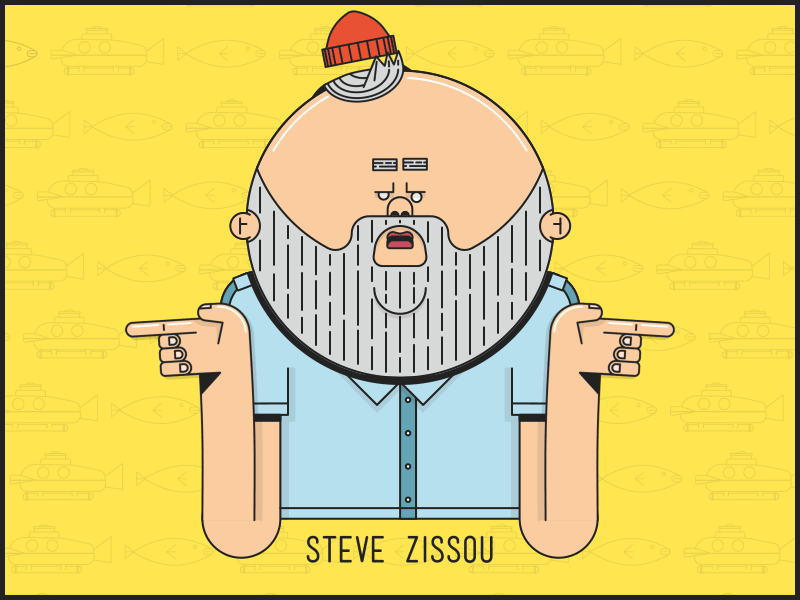 Steve Zissou - Animated life steve zissou submarine water wes anderson