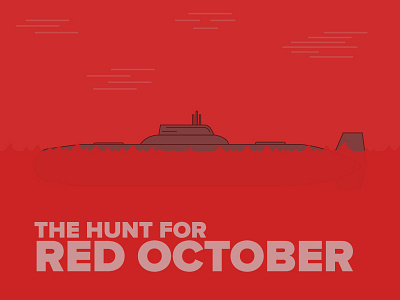 The Hunt For Red October film movies poster red october sean connery soviet submarine submarine