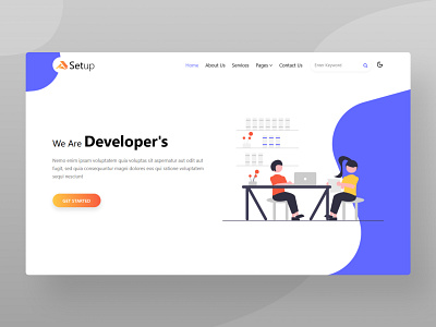 Setup Website Template