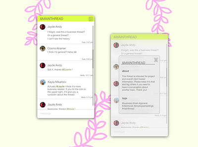 Daily UI 012 - message chat chat app chatbot dailui 012 dailyui message uiux