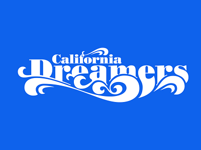 California Dreamers flourish flourishes illustrator lettering letters logo logos type typography vector vector lettering
