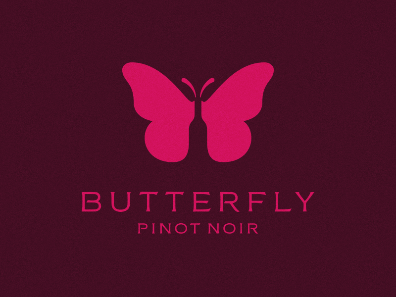 Butterfly Wine by Scott G Design on Dribbble