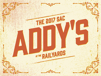 2017 Sac Addys award awards brand identity branding illustration logo logo design poster poster design sacramento typography