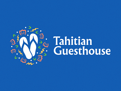 Tahitian Guesthouse | V2 art brand identity branding clean design flat graphic design icon illustration logo tahiti typography