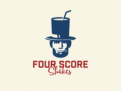 Milkhouse Shakes | V2 (Four Score) art brand identity branding clean design flat graphic design history icon illustration logo typography