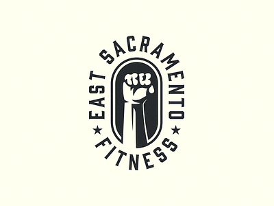 East Sacramento Fitness | V2 art brand identity branding clean design flat graphic design icon illustration logo monogram