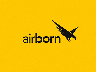 Airborn logo art brand identity branding clean design flat graphic design icon illustration logo monogram typography