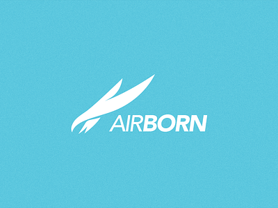 AirBorn | V2 branding clean eagle eagle logo flat graphic design icon illustration typography