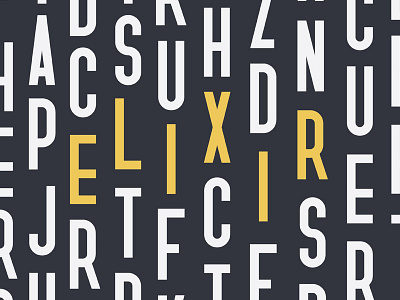 Elixir Typeface display display font font retro type design typography vintage
