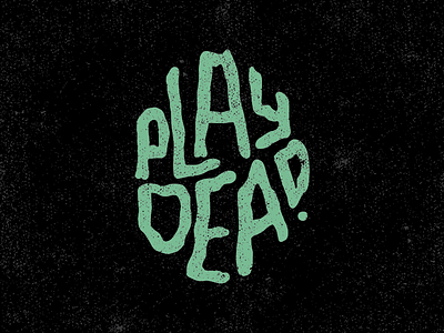 Play Dead - Personal Branding V2 branding drawing font green hand lettering illustration lettering letters logo typography