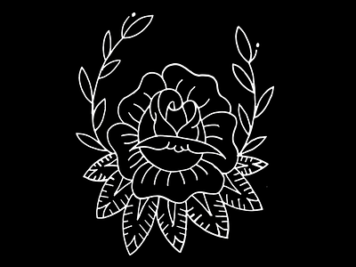 Rose 🌹 branding drawing hand made logo pencil rose sketch sketches