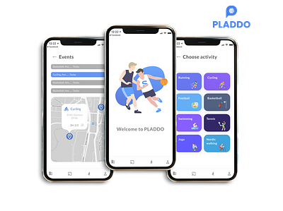 PLADDO 🏀 matching app mobile app mobile application pladdo sport app