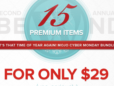 Cyber Bundle - Mojo Themes Email Notification advertising bundle deals design email marketing web