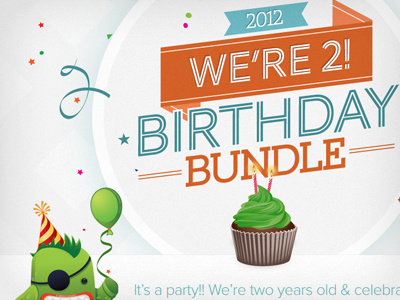 Concept-creative for our birthday celebration bundle mojo themes web