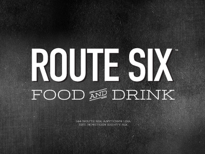 Route Six - branding