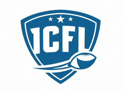 ICFL proposed logo agressive logo sports