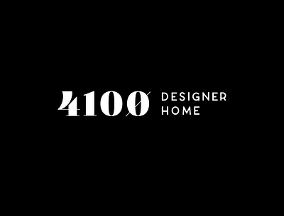4100 Designer Home - Logo construction furniture homes interior design logo