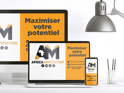 AFRICA MOTIVATION BRANDING animation branding graphic design logo motion graphics