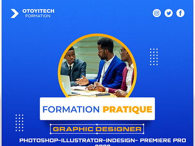 poster traning-formation graphic designer