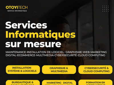 Services informatiques sur mesure chez otoyitech | Abidjan abidjan animation branding graphic design illustration