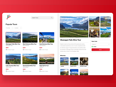 Cheers Wine Tours app booking app design minimal online shopping ui ux web web design webapp webdesign website wine winery