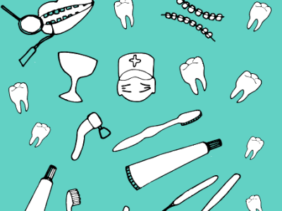 векторная иллюстрация на голубом фоне braces brush for cleaning teeth dentist illustration illustrator print for a poster for dentistry teeth toothpaste vector illustration dentistry