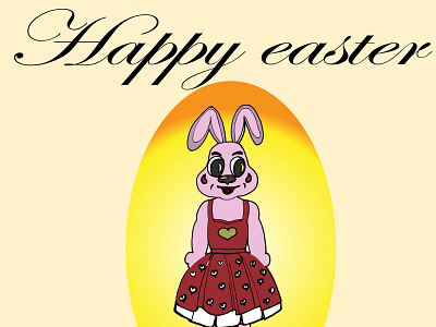 holiday easter, happy easter, greetings on easter, bunny girl,, bunny girl egg greetings on easter happy easter holiday card happy easter holiday easter illustration for a poster illustration for a website illustration for instagram in a dress sneakers socks