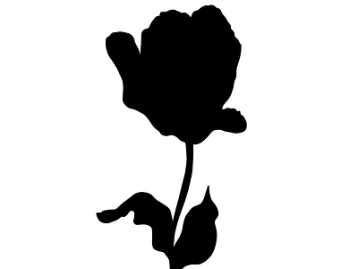 flowers, silhouette, flower silhouette, black flower silhouette, a picture for a business card black flower silhouette blue flower silhouette flowers iris flower line art line drawing pink purple set for printing on a picture set for printing on posters silhouette tulip flower vector