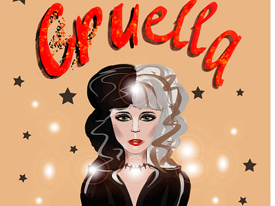 Cruella, girl creates fashion, fashion designer, girl designer,