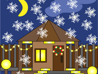 coloring book,cozy house,decorated house for christmas,new year