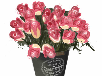 valentine's day,gift,roses,pink flowers,tenderness,love,in a dec