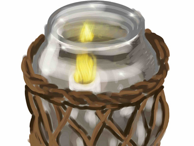 lantern,lamp,burning candle in a glass jar container