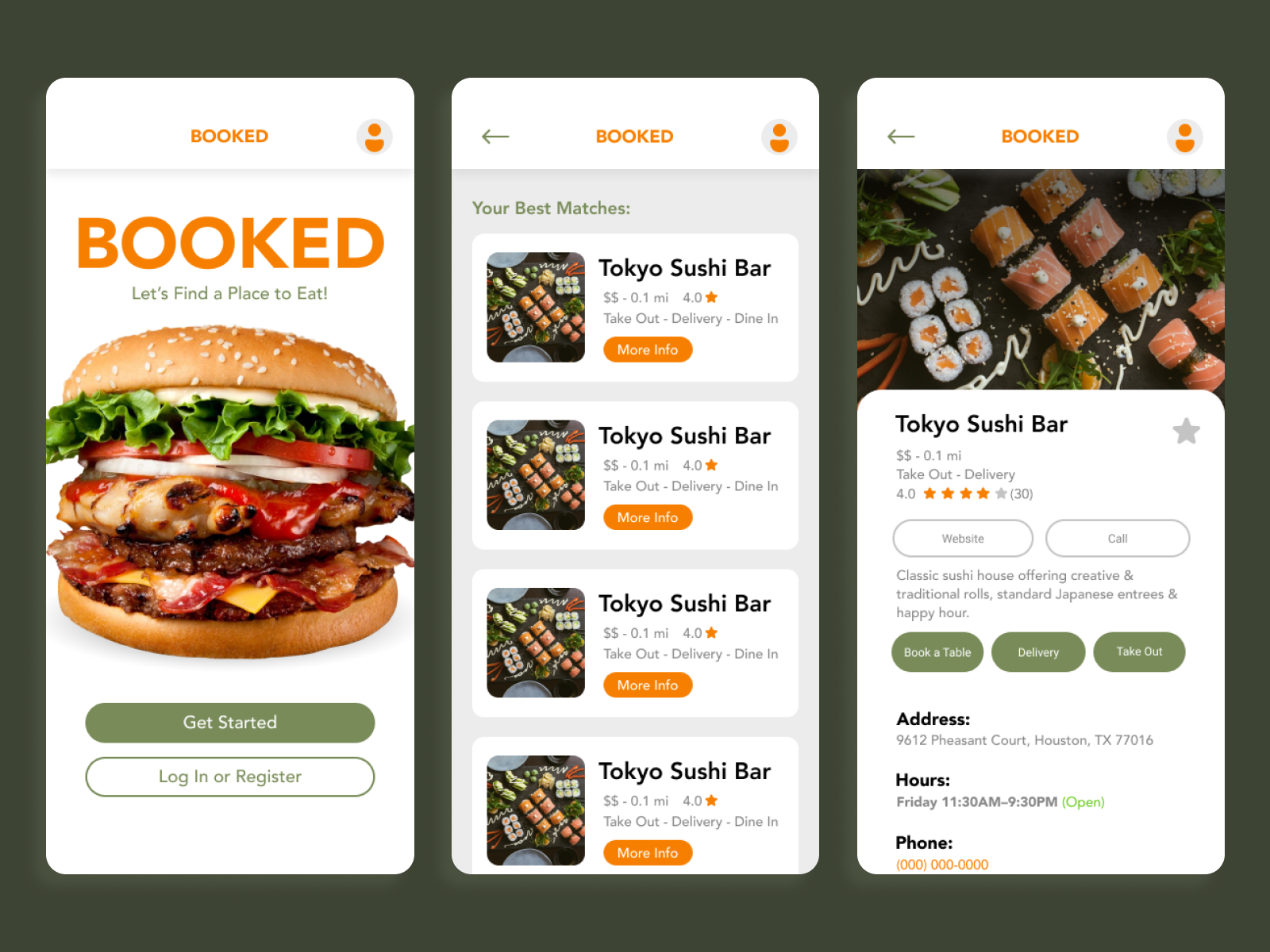 Can't Find a Place to Eat? by Quinton H on Dribbble