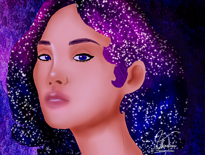 Purple Universe art illustration photoshop