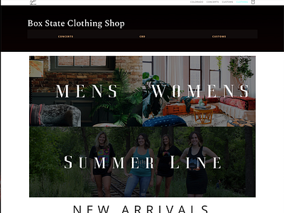 Custom Banners and links on Clothing storefront