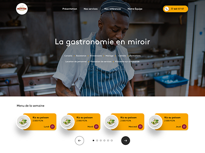 Restaurant | Papa Gastro africa dakar drink food restaurant senegal ui uiux webpage website