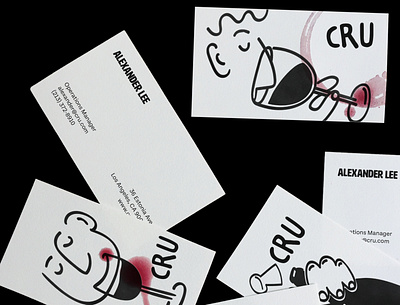 CRU BUSINESS CARD adobe illustrator adobe photoshop app branding concept design design illustration logo minimal