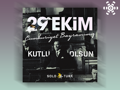 SoloTürk 29 Ekim Tasarımı design typography