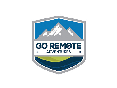 Go Remote Adventures adventure joplin logo outdoors travel