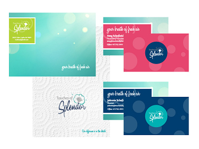 Touches of Splendor bright bubbly clean cleaning company fresh joplin missouri stationery whole package
