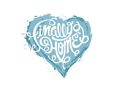 Finally Home Foundation art design hand drawn joplin logo