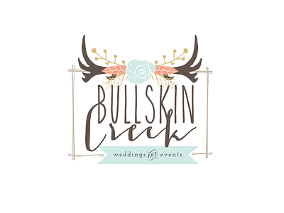 Bullskin Creek Logo branind logo venue wedding