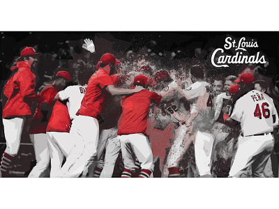 St Louis Cardinals Poster baseball cardinals design illustration photoshop poster poster design st louis