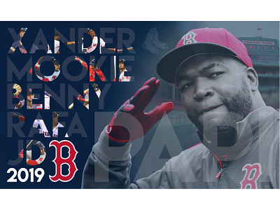 red sox — Graphic Design, CW Designs