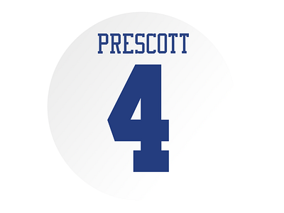 Dak Prescott Icon dak dak prescott dak prescott design dak prescott icon dallas cowboys dallas cowboys icon design fantasy football fantasy football design icon iconset illustration nfl nfl design photoshop vector art