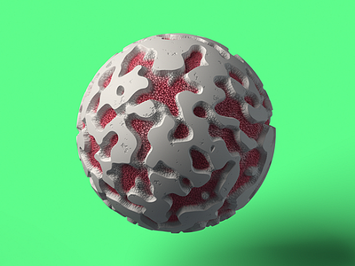 Air Ball 3d bright cinema 4d colorful texture