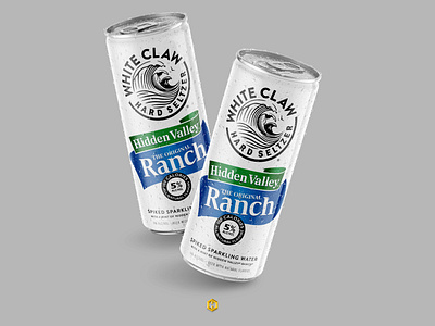 White Claw & Hidden Valley Ranch | Drink Mashup Concept beverage concept design drink hidden valley mockup photoshop product design product mockup ranch seltzer white claw